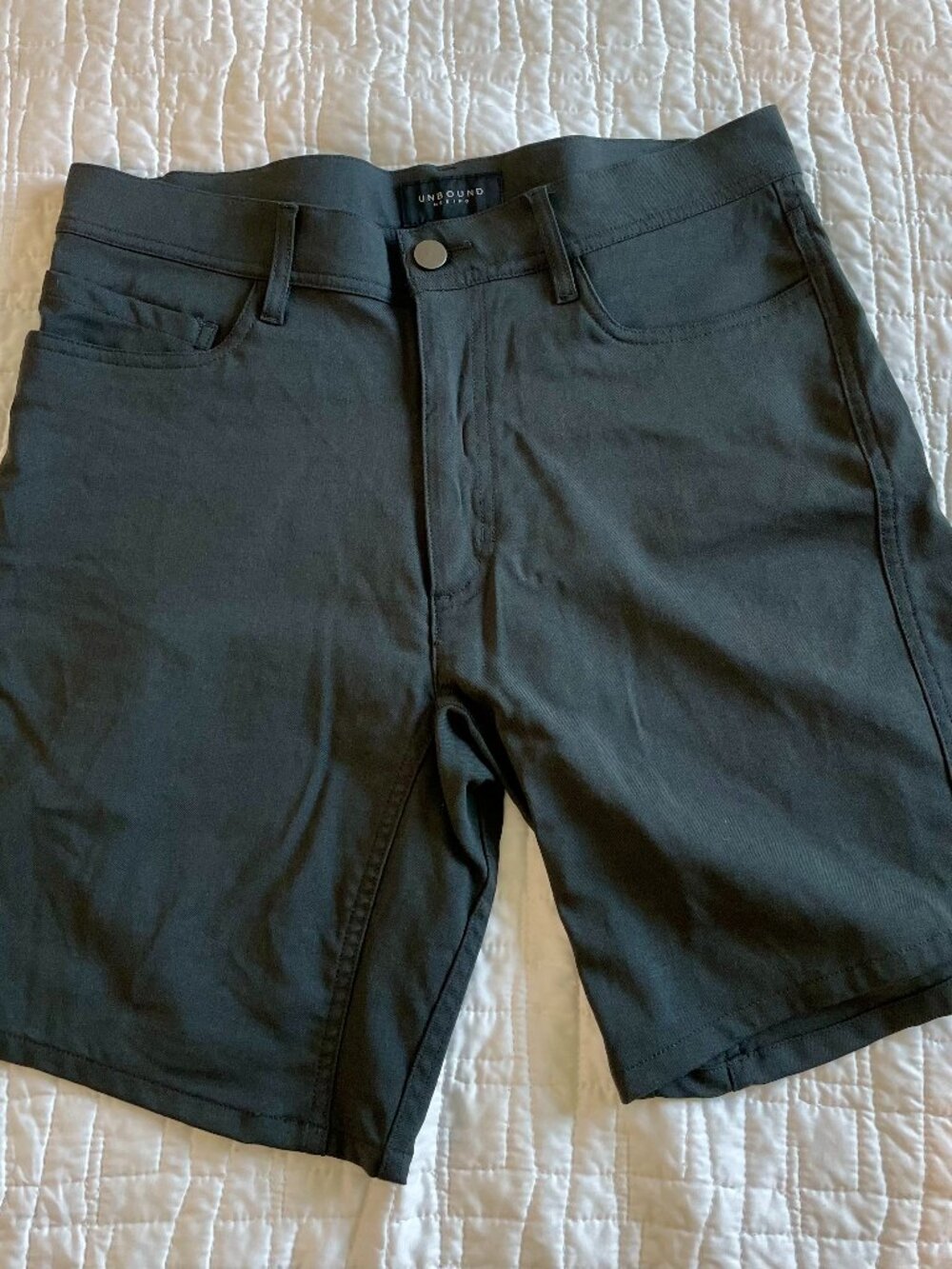 Unbound Merino Wool Travel Shorts - Men's - 30" - Charcoal